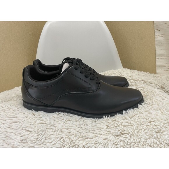 NIB ALDO Sturus Men’s Oxford Black Shoes Laces Round Closed Toe Size 13 main image 7
